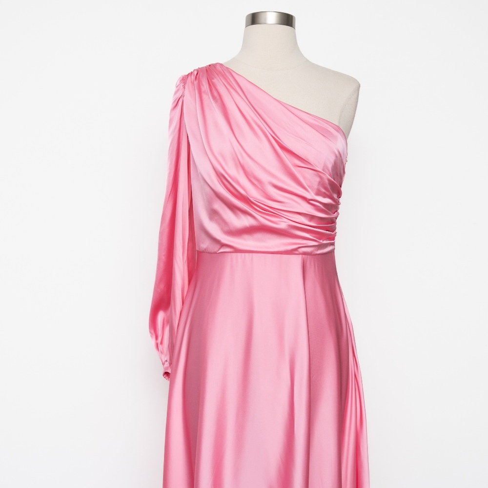 AMUR -‎ Elisabet One-Shoulder Slit Gown - Picture 12 of 12